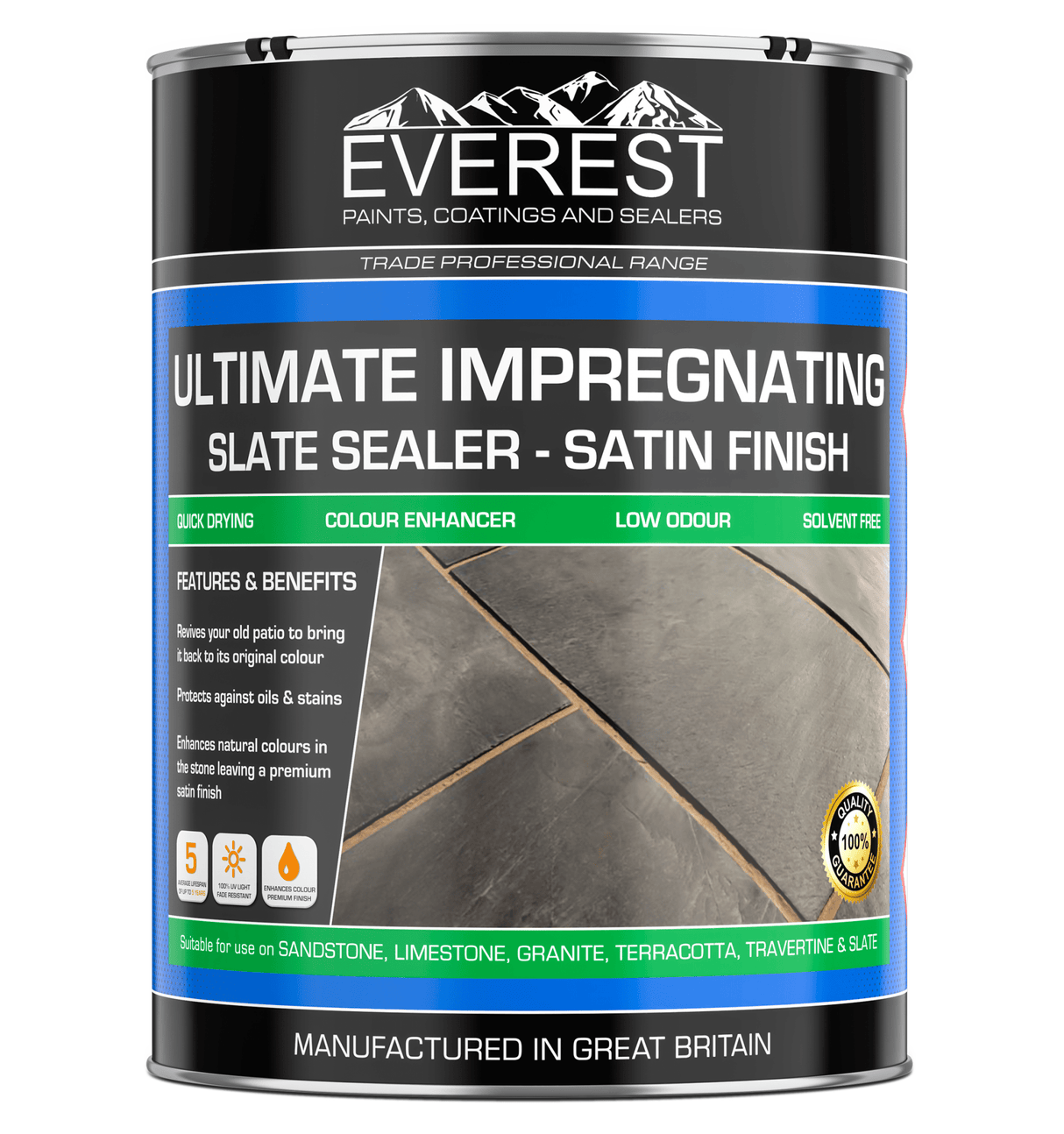 SummitSeal - Slate Sealer - Colour Enhancer - Everest Paints