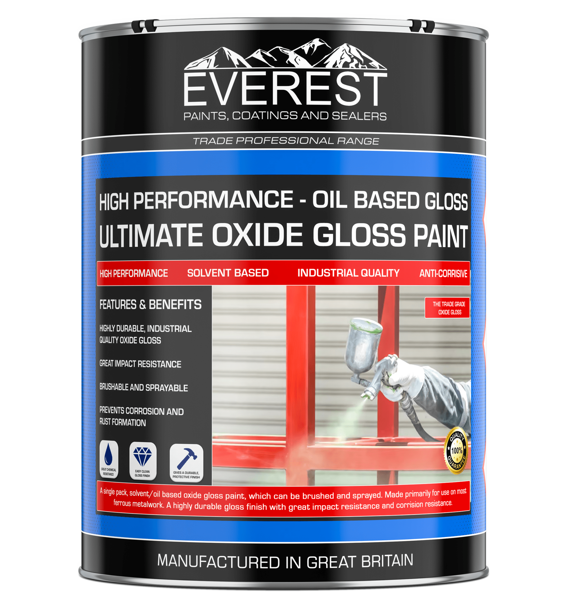 Everest - Oxide Gloss - Anti - Corrosive Paint - Everest Paints