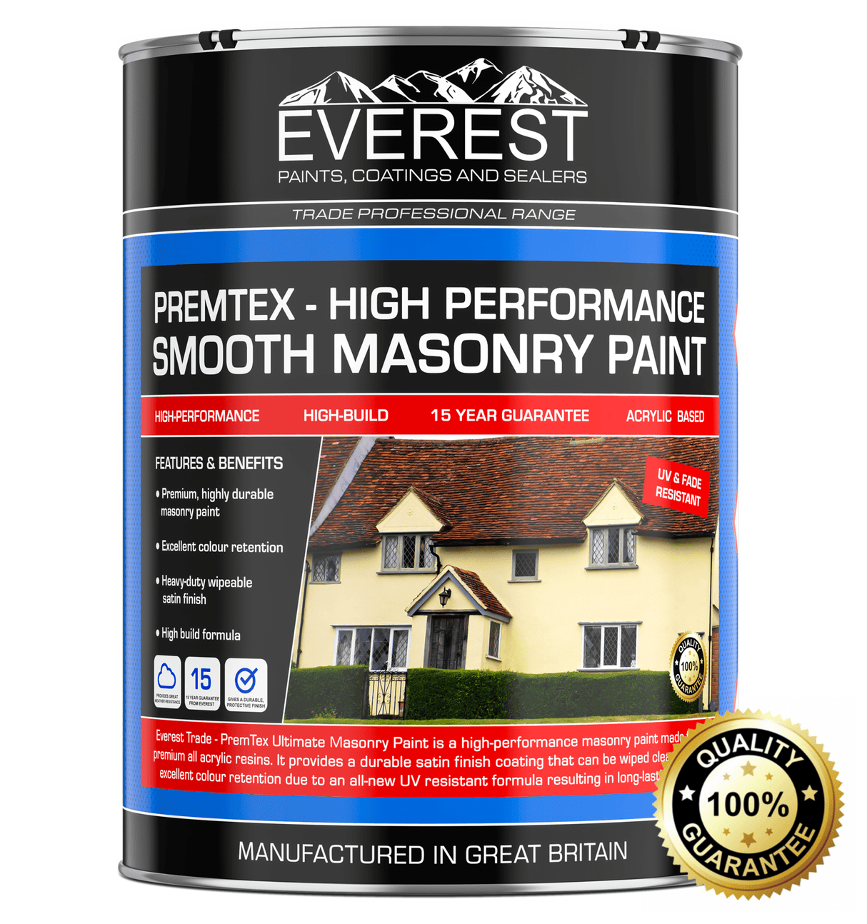 Everest - PremTex - Smooth Masonry Paint - Everest Paints
